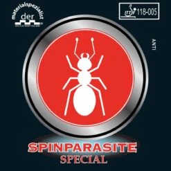 Der Materialspezialist Belag Spinparasite Special Rot 1,0 Mm