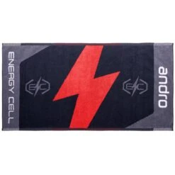 Andro Handtuch Energy Cell M Schwarz/rot
