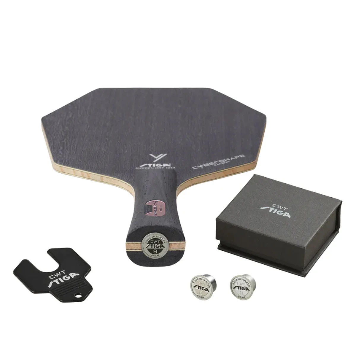 STIGA Holz Cybershape Carbon CWT Gerade – Bild 5