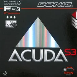 Donic Belag Acuda S3 Schwarz 2,0 Mm