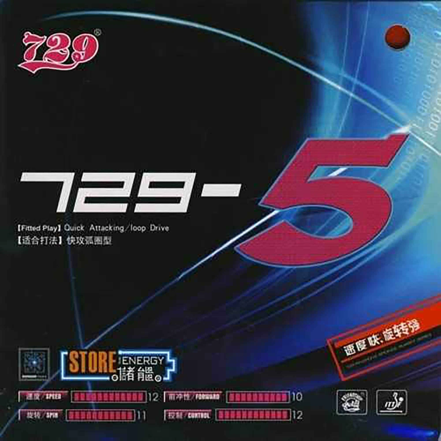 Friendship Belag 729-5 Rot 2,2 Mm