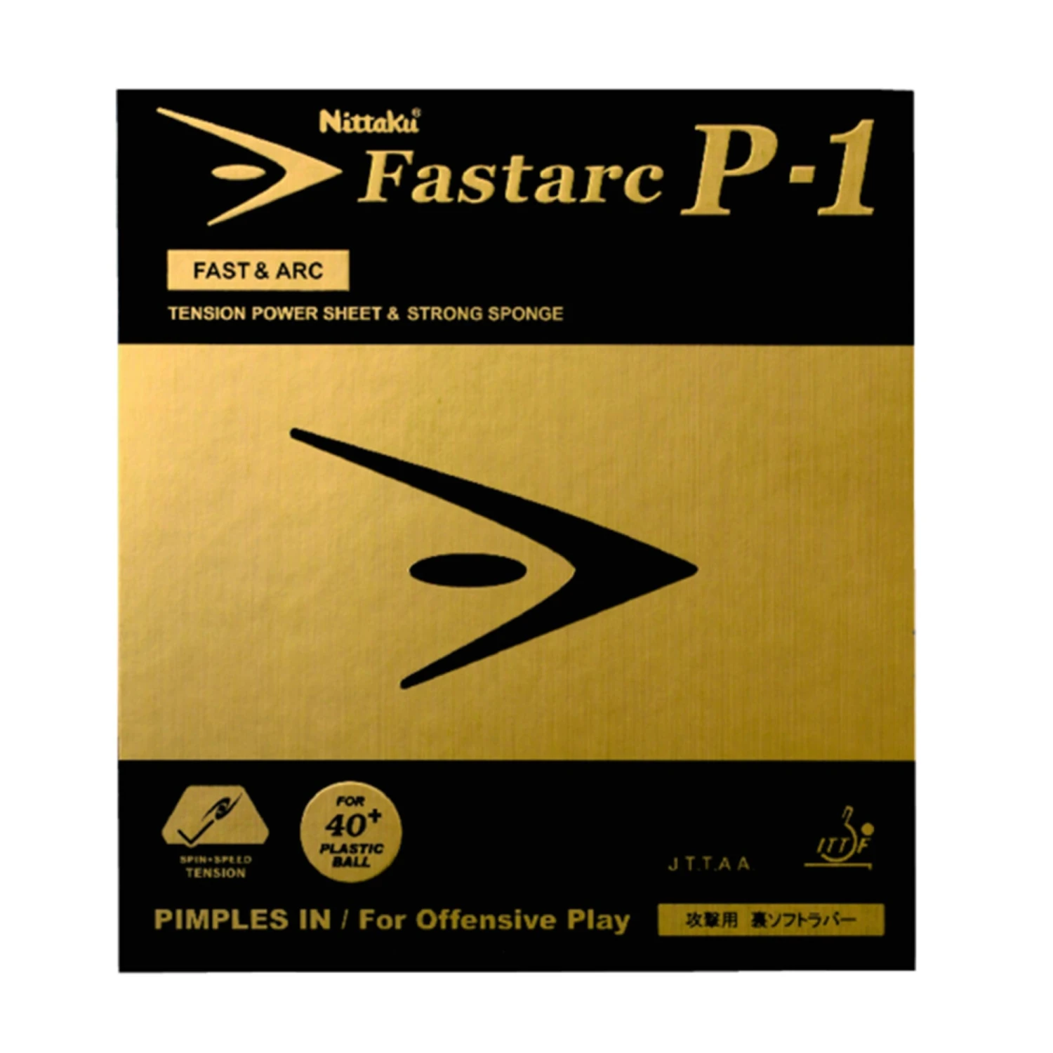 Nittaku Belag Fastarc P-1 Rot 2,0 Mm